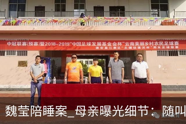 魏莹陪睡案 母亲曝光细节：随叫随到仅开胃菜，三个大哥撕破遮羞布